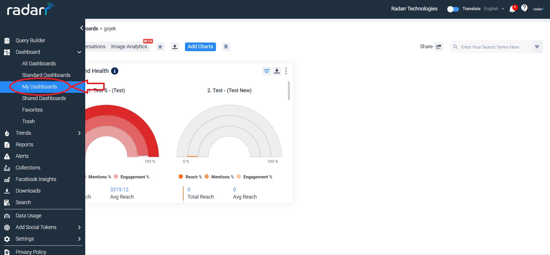 My-Dashboard-in-Radarr-Platform