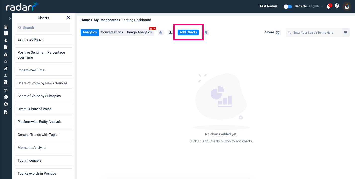 Radarr Add Charts