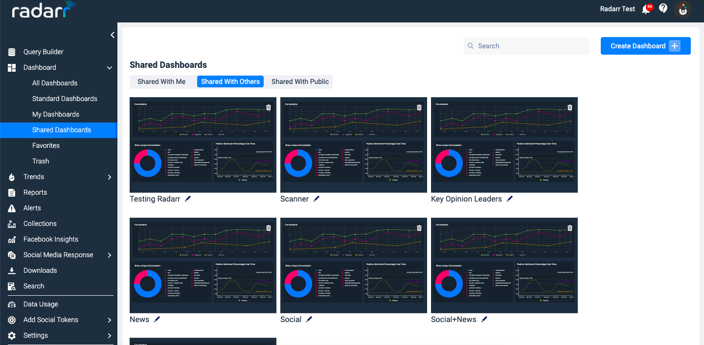 Radarr Shared Dashboard